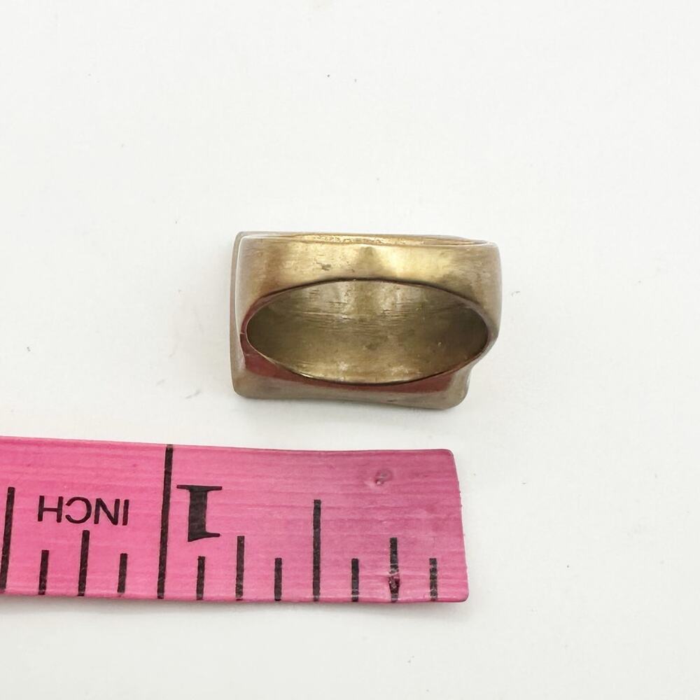 Betsy & Iya Ring Durango Pod 6.5 Size 6 1/2 Multicolor Stripe Casual Jewelry - Picture 6 of 10